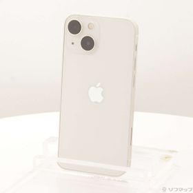 (中古)Apple iPhone13 mini 128GB スターライト MLJE3J/A SIMフリー(247-ud)