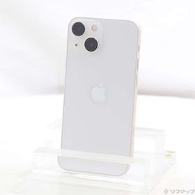 (中古)Apple iPhone13 mini 128GB スターライト MLJE3J/A SIMフリー (ネットワーク利用制限▲)(262-ud)