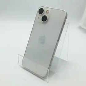 【中古】Apple 国内版 【SIMフリー】 iPhone 13 mini 128GB スターライト MLJE3J/A【柏】保証期間１週間【ランクC】