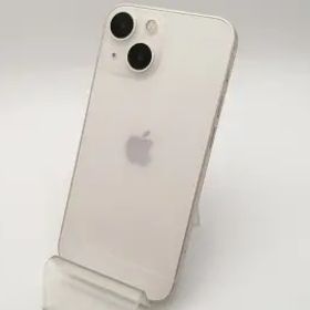 【中古】Apple 国内版 【SIMフリー】 iPhone 13 mini 128GB スターライト MLJE3J/A【大須2】保証期間１ヶ月【ランクA】