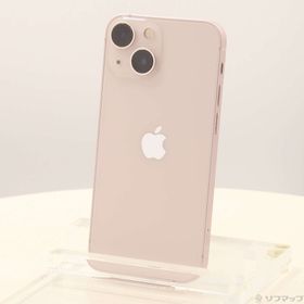 (中古)Apple iPhone13 mini 128GB ピンク MLJF3J/A SIMフリー(305-ud)