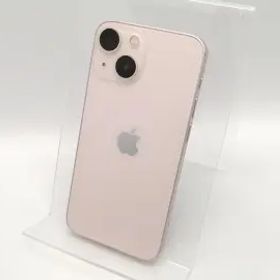 【中古】Apple 国内版 【SIMフリー】 iPhone 13 mini 128GB ピンク MLJF3J/A【高崎モントレー】保証期間１ヶ月【ランクC】