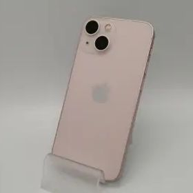【中古】Apple docomo 【SIMフリー】 iPhone 13 mini 128GB ピンク MLJF3J/A【府中ル・シーニュ】保証期間１ヶ月【ランクC】