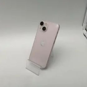 【中古】Apple docomo 【SIMフリー】 iPhone 13 mini 128GB ピンク MLJF3J/A【OSU301】保証期間１ヶ月【ランクB】