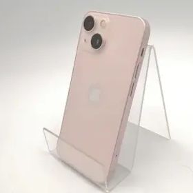 【中古】Apple au 【SIMフリー】 iPhone 13 mini 128GB ピンク MLJF3J/A【ECセンター】保証期間１ヶ月【ランクB】