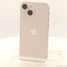 (中古)Apple iPhone13 mini 128GB ピンク MLJF3J/A SIMフリー(349-ud)