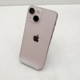 【中古】Apple au 【SIMフリー】 iPhone 13 mini 128GB ピンク MLJF3J/A【仙台イービーンズ】保証期間１ヶ月【ランクC】