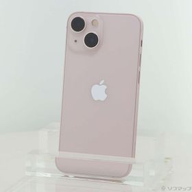 (中古)Apple iPhone13 mini 128GB ピンク MLJF3J/A SIMフリー(377-ud)