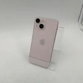 【中古】Apple 国内版 【SIMフリー】 iPhone 13 mini 128GB ピンク MLJF3J/A【千葉】保証期間１ヶ月【ランクC】