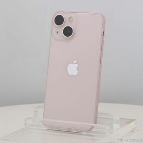 (中古)Apple iPhone13 mini 128GB ピンク MLJF3J/A SIMフリー(377-ud)