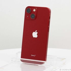 (中古)Apple iPhone13 mini 128GB プロダクトレッド MLJG3J/A SIMフリー(276-ud)