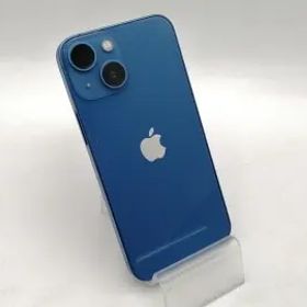 【中古】Apple 国内版 【SIMフリー】 iPhone 13 mini 128GB ブルー MLJH3J/A【OSU301】保証期間１ヶ月【ランクA】