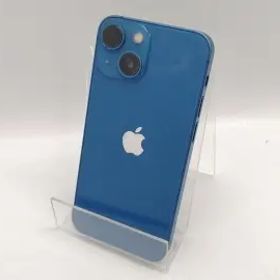【中古】Apple 国内版 【SIMフリー】 iPhone 13 mini 128GB ブルー MLJH3J/A【大須アメ横】保証期間１ヶ月【ランクB】