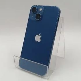 【中古】Apple 国内版 【SIMフリー】 iPhone 13 mini 128GB ブルー MLJH3J/A【千葉】保証期間１ヶ月【ランクB】