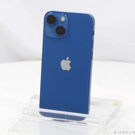 (中古)Apple iPhone13 mini 128GB ブルー MLJH3J/A SIMフリー(276-ud)