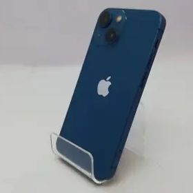 【中古】Apple 楽天モバイル 【SIMフリー】 iPhone 13 mini 128GB ブルー MLJH3J/A【立川フロム中武】保証期間１ヶ月【ランクB】