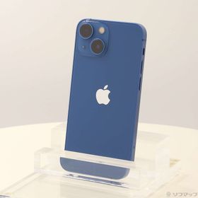 (中古)Apple iPhone13 mini 128GB ブルー MLJH3J/A SIMフリー(262-ud)