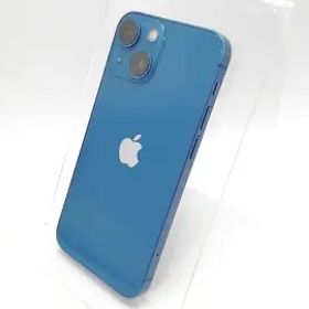【中古】Apple 国内版 【SIMフリー】 iPhone 13 mini 128GB ブルー MLJH3J/A【高崎モントレー】保証期間１ヶ月【ランクB】