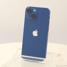 (中古)Apple iPhone13 mini 128GB ブルー MLJH3J/A SIMフリー(297-ud)