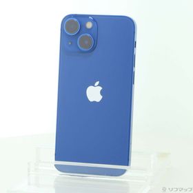 (中古)Apple iPhone13 mini 128GB ブルー MLJH3J/A SIMフリー(377-ud)