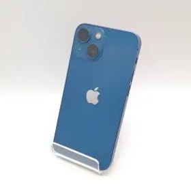 【中古】Apple 国内版 【SIMフリー】 iPhone 13 mini 128GB ブルー MLJH3J/A【高崎モントレー】保証期間１ヶ月【ランクC】
