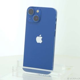 (中古)Apple iPhone13 mini 128GB ブルー MLJH3J/A SIMフリー(198-ud)