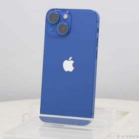 (中古)Apple iPhone13 mini 128GB ブルー MLJH3J/A SIMフリー(297-ud)
