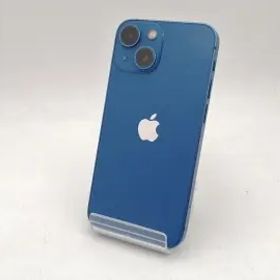 【中古】Apple 楽天モバイル 【SIMフリー】 iPhone 13 mini 128GB ブルー MLJH3J/A【なんば】保証期間１ヶ月【ランクB】