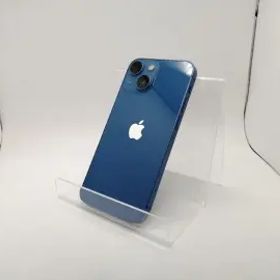 【中古】Apple docomo 【SIMフリー】 iPhone 13 mini 128GB ブルー MLJH3J/A【川崎駅前】保証期間１ヶ月【ランクB】