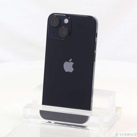(中古)Apple iPhone13 mini 256GB ミッドナイト MLJJ3J/A SIMフリー(348-ud)