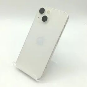 【中古】Apple docomo 【SIMフリー】 iPhone 13 mini 256GB スターライト MLJK3J/A【広島】保証期間１ヶ月【ランクC】