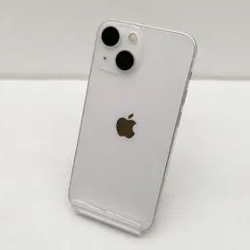 【中古】【赤ロム保証あり】Apple au 【SIMフリー】 iPhone 13 mini 256GB スターライト MLJK3J/A【仙台イービーンズ】保証期間１ヶ月【