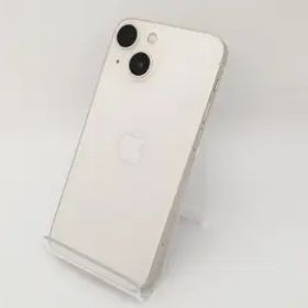【中古】Apple SoftBank 【SIMフリー】 iPhone 13 mini 256GB スターライト MLJK3J/A【大阪堂島】保証期間１ヶ月【ランクB】