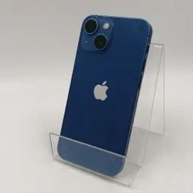 【中古】Apple au 【SIMフリー】 iPhone 13 mini 256GB ブルー MLJN3J/A【千葉】保証期間１ヶ月【ランクA】