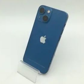 【中古】Apple 国内版 【SIMフリー】 iPhone 13 mini 256GB ブルー MLJN3J/A【OSU301】保証期間１ヶ月【ランクC】