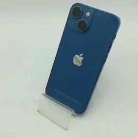 【中古】Apple 楽天モバイル 【SIMフリー】 iPhone 13 mini 256GB ブルー MLJN3J/A【OSU301】保証期間１ヶ月【ランクC】