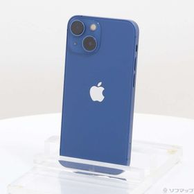 (中古)Apple iPhone13 mini 256GB ブルー MLJN3J/A SIMフリー(348-ud)