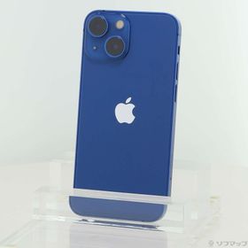(中古)Apple iPhone13 mini 256GB ブルー MLJN3J/A SIMフリー(269-ud)