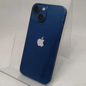 【中古】Apple docomo 【SIMフリー】 iPhone 13 mini 256GB ブルー MLJN3J/A【日本橋3】保証期間１ヶ月【ランクB】
