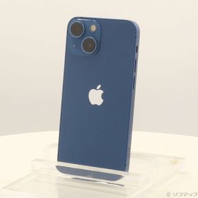 (中古)Apple iPhone13 mini 256GB ブルー MLJN3J/A SIMフリー(258-ud)