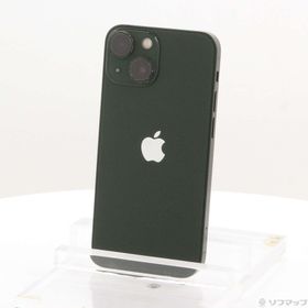 (中古)Apple iPhone13 mini 256GB グリーン MNFD3J/A SIMフリー(251-ud)
