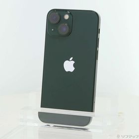 (中古)Apple iPhone13 mini 128GB グリーン MNFC3J/A SIMフリー(377-ud)