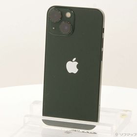 (中古)Apple iPhone13 mini 128GB グリーン MNFC3J/A SIMフリー(198-ud)