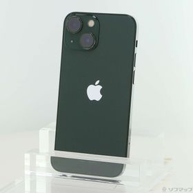 (中古)Apple iPhone13 mini 128GB グリーン MNFC3J/A SIMフリー(305-ud)