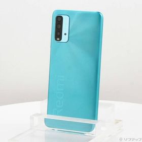 〔中古〕XIAOMI 〔展示品〕 Redmi 9T 128GB オーシャングリーン M2010J19SR SIMフリー〔297-ud〕