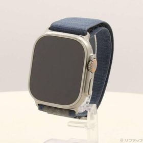 〔中古〕Apple(アップル) Apple Watch Ultra 2 GPS + Cellular 49mm チタニウムケース ブルーアルパインループ〔377-ud〕
