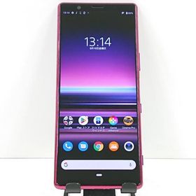 Xperia 5 J9260 SIMフリー レッド 送料無料 即決 本体 c19826