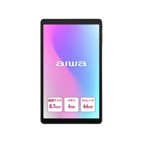 aiwaデジタル [JA5-TBA0804] aiwa tab AS8L-2 Android15搭載8.68インチタブレットPC(Helio G81 OctaCore/4GB/eMMC64GB/Android15/8.68型IPS/SIMスロット:nanoSIM/800x1340pix)