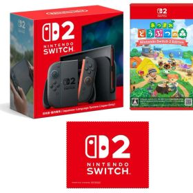 Nintendo Switch 2(日本語・国内専用) ＋ あつまれ どうぶつの森 Nintendo Switch 2 Edition【限定】特典 マイクロファイバークロス 同梱