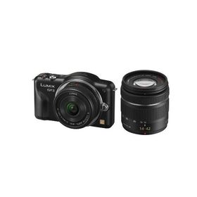 中古 １年保証 美品 Panasonic LUMIX DMC-GF3 ダブルレンズキット ブラック